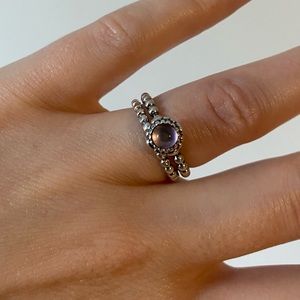 Pandora Silver Stackable Rings